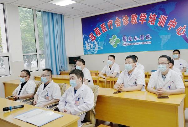 2 寿县县医院影像中心组织,泌尿外科、病理科、B超室等专业人员参加远程连线学术讲座-1.jpg 2 寿县县医院影像中心组织,泌尿外科、病理科、B超室等专业人员参加远程连线学术讲座-1.jpg